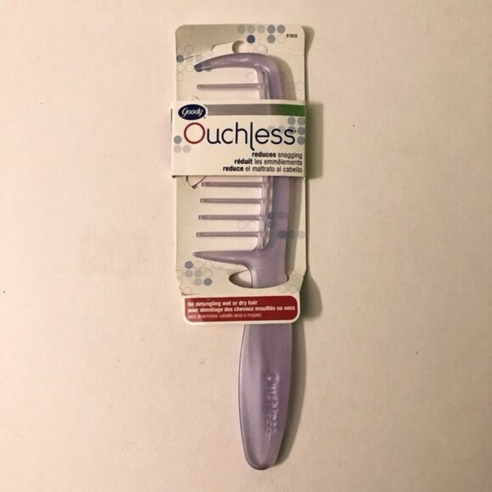 2008  Goody Ouchless Comb Reduces Snagging Damaged Packaging